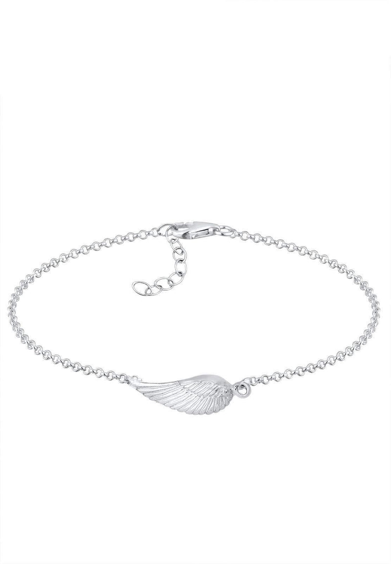 [Australia] - Elli Bracelet Women Wing Feather in 925 Sterling Silver 18 