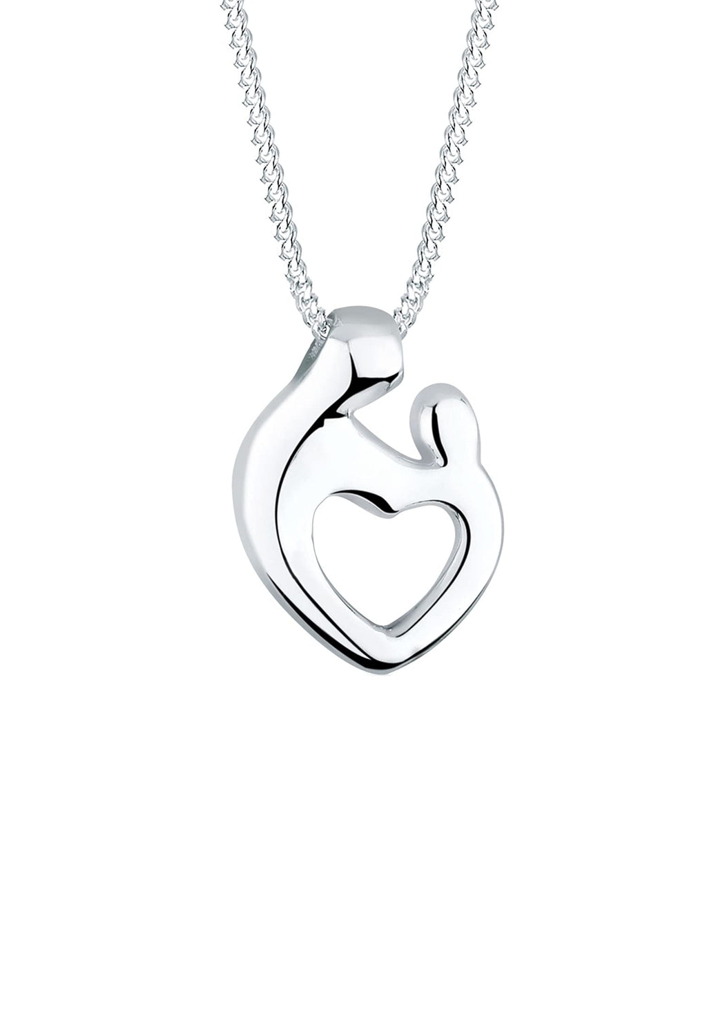 [Australia] - Elli Necklace Women Heart Pendant Elegant in 925 Sterling Silver 