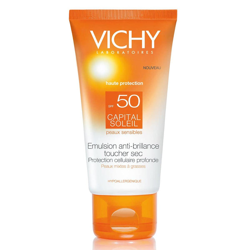 [Australia] - Vichy Capital Soleil Mattifying Face Dry Touch Sun Cream SPF 50, 50 ml 50 ml (Pack of 1) 