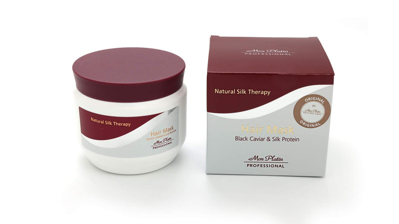 [Australia] - Mon Platin Professional 500ml Natural Silk Therapy Black Caviar and Silk Protein Hair Mask 