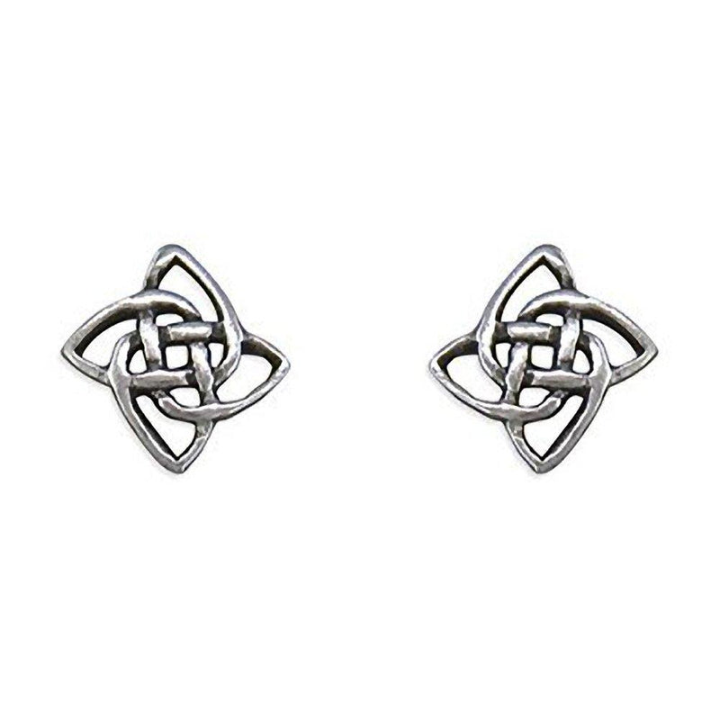 [Australia] - Irish Celtic Knot Sterling Silver Stud Earrings/Ear Studs for Women/Teenage/Girls - 925 Sterling Silver - Unusual Irish Jewellery 