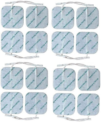 [Australia] - Healthcare World 16 Square Tens Electrodes Pads Tens Pads for TPN Tenscare NeuroTrac Flexi Tens machines 