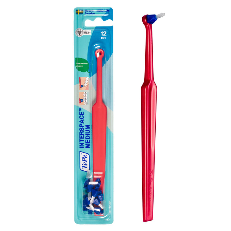 [Australia] - TePe Interspace Brush (Medium) With 12 Heads (Assorted Colors) 