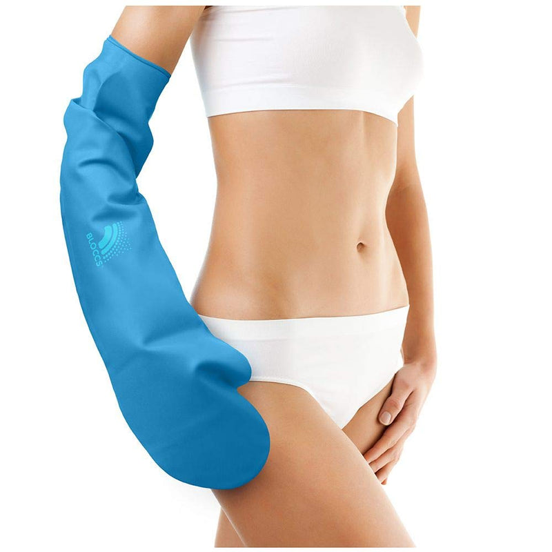 [Australia] - Bloccs Waterproof Cover for Plaster Cast Arm, Swim, Shower & Bathe. Watertight Protector, Adult Full Arm 