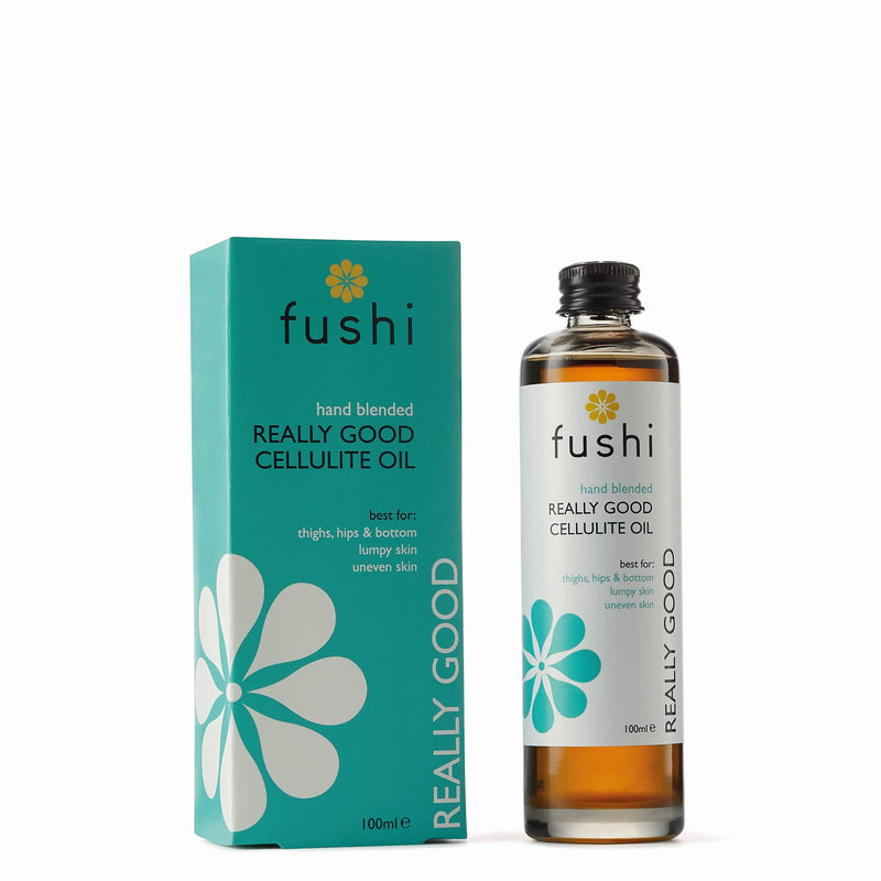 [Australia] - Fushi Really Good Oil, Best for Thighs, Hips & Bottom, Lumpy and Uneven Skin, Reduces Appearance of Cellulite, Boosts Circulation, Tons & Firms, Ethical, Vegan, Made in the UK, Grape Fruit, 100 ml 