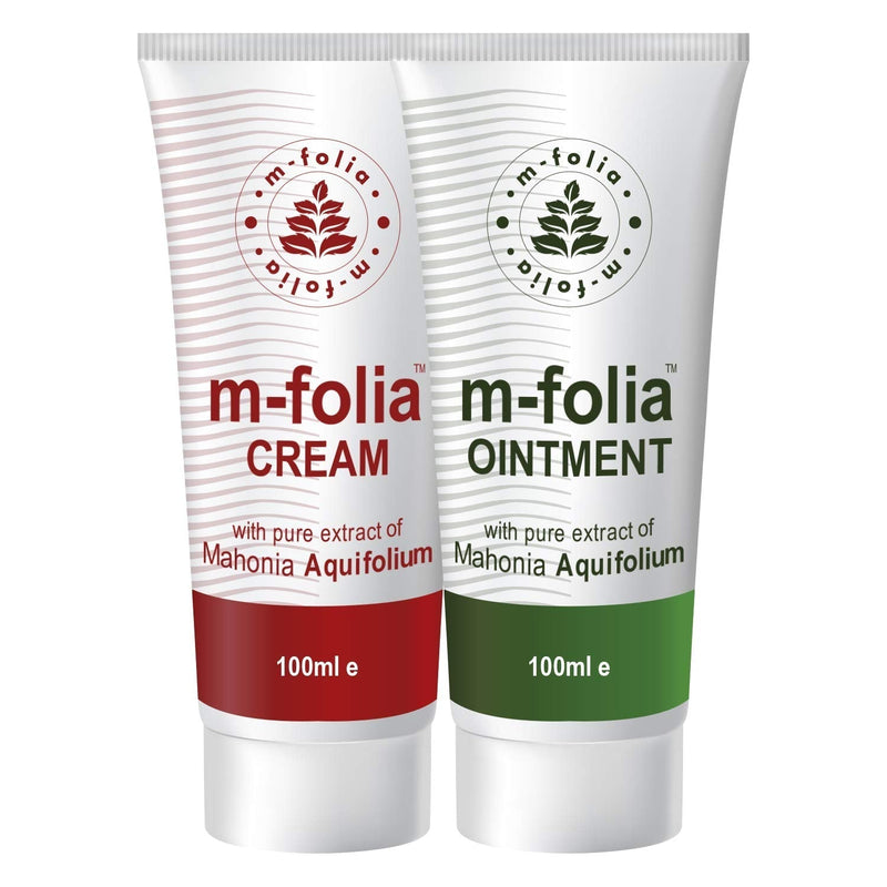 [Australia] - M-FOLIA Night & Day Pack. A dual pack of M-Folia Ointment and Cream both formulated to help alleviate the symptoms of Mild to Moderate Psoriasis and Eczema. No Parabens, Corticosteroids or Pharmaceutical Drugs 