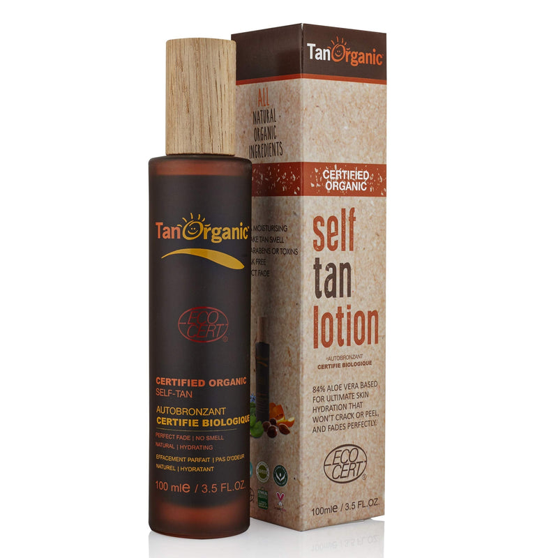 [Australia] - TanOrganic Self Tanning Lotion Fake Tan Certified Organic Natural Vegan 100ml 