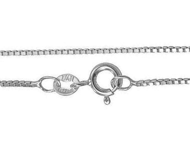 [Australia] - Designer Inspirations Boutique 16" Inch Box Chain Sterling Silver - Trace Chain Perfect for Pendants. SVN80 