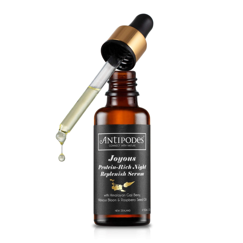 [Australia] - Joyous Protein-Rich Night Replenish Serum ‚Äì Night Facial Serum With Anti Wrinkle Benefits ‚Äì Vegan Beauty ‚Äì Antioxidant Serum With Superfruit Extracts ‚Äì Oily Skin, Wrinkles & Dry Skin ‚Äì 30ml 