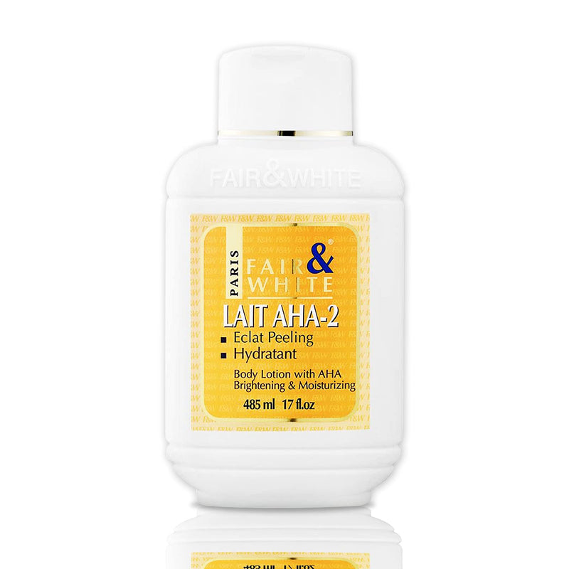[Australia] - Fair & White Original AHA Body Lotion | 17 Fl oz 485 ml | Skin Lightening Cream, Hyperpigmentation Treatment, Dark Spots Corrector on: Body, Knees, Armpits Elbows 