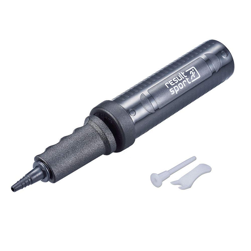 [Australia] - ResultSport Gym Ball Balloon Camping Double Action Hand Pump with Stopper Plug and Plug Removal Tool for Gymball and Swissball 