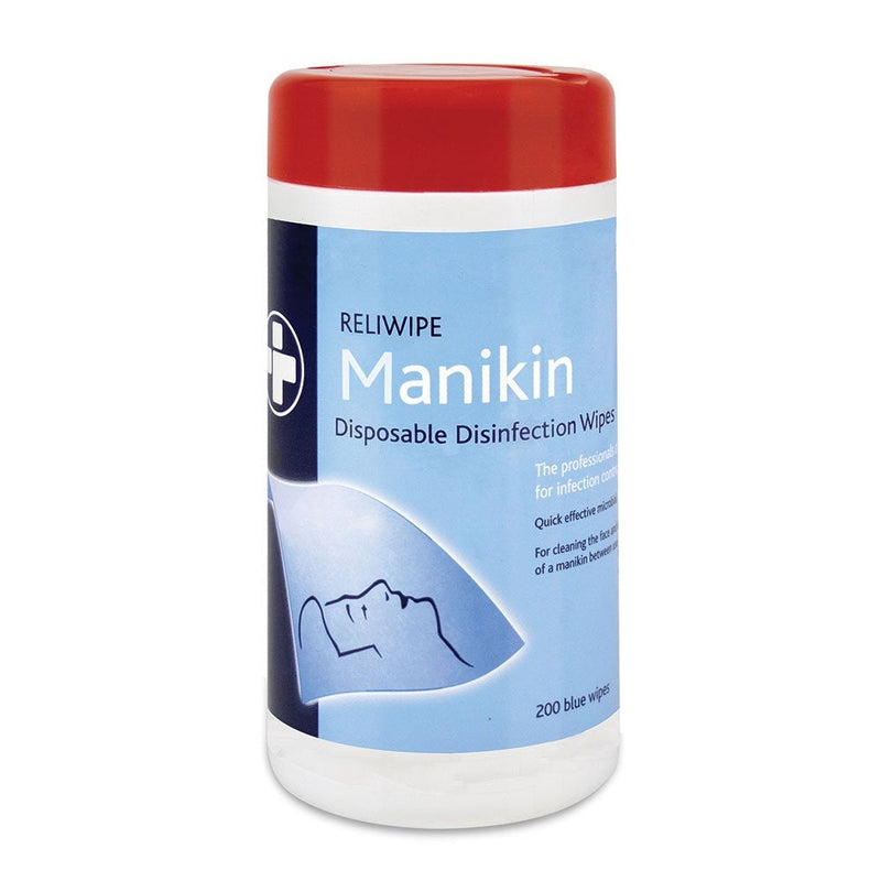 [Australia] - Reliance Medical Reliwipe 200 Disposable Manikin Wipes 