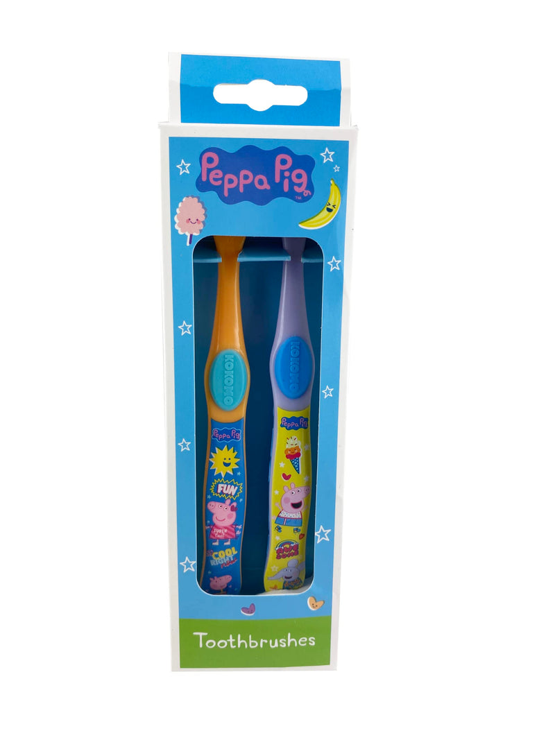 [Australia] - PEPPA PIG Toothbrush Twin ,2 Count ( Pack of 1) 