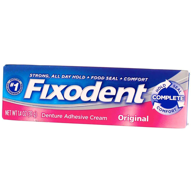 [Australia] - Fixodent Fixodent Denture Adhesive Cream Original, Original 1.4 Oz 
