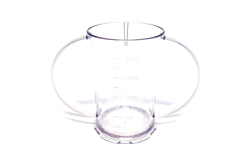[Australia] - Harfield Polycarbonate Plastic Clear 2-Handled Beaker and Clear Wide Spout Reusable Virtually Unbreakable 