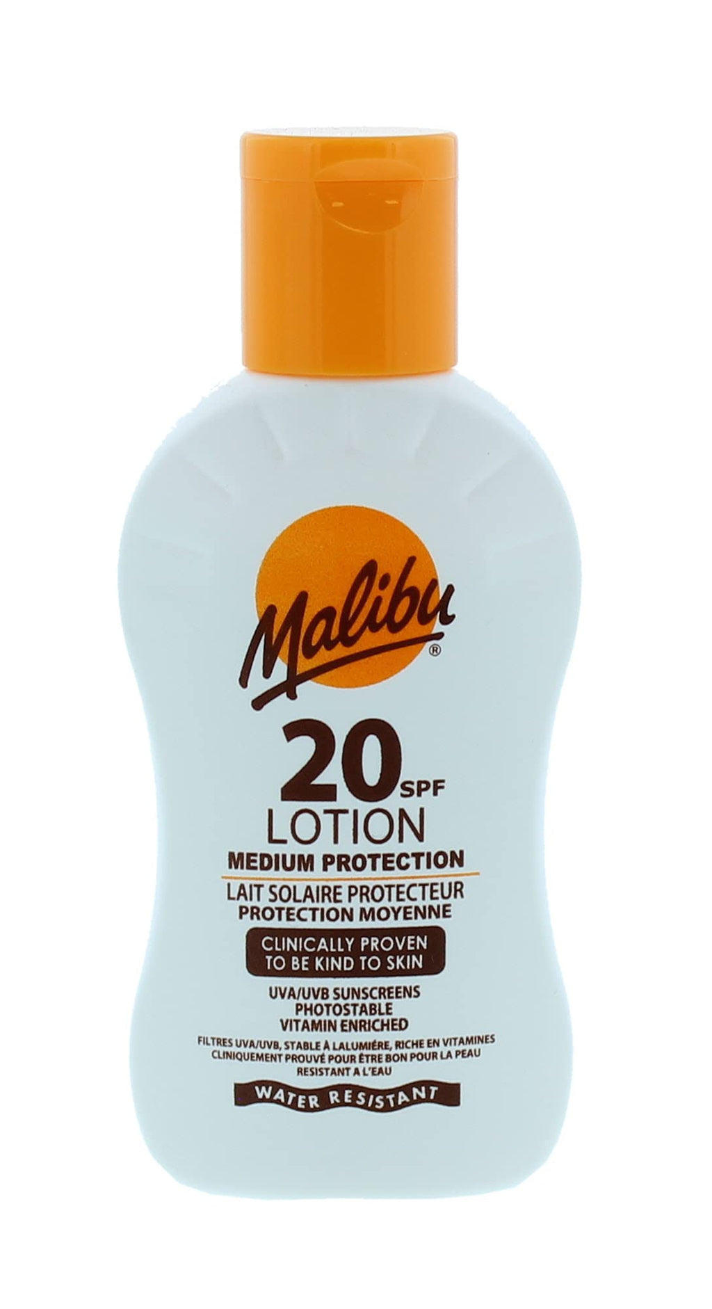 [Australia] - Malibu Sun SPF 20 Lotion, Medium Protection Sun Cream, Water Resistant, Vitamin Enriched, 100ml 