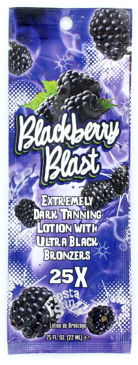 [Australia] - Fiesta Sun Blackberry Blast Extremely Dark Tanning Lotion with Ultra Black Bronzer Sachet 22ml 