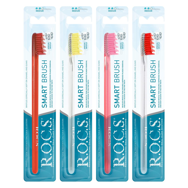 [Australia] - R.O.C.S. (ROCS) Toothbrush Model Medium - Smart Brushing System -Developed in Cooperation with Dentists- Smart toothbrushing 