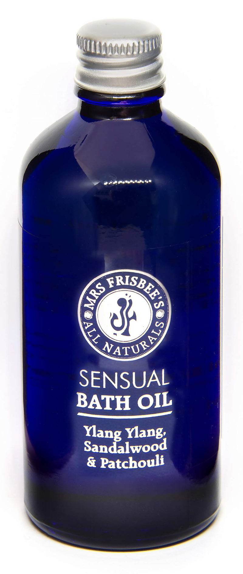 [Australia] - Sensual Bath Oil (Ylang Ylang, Patchouli & Sandalwood) by Mrs Frisbee's All Naturals/Natural/Vegan/Cruelty Free (100ml) 100 ml (Pack of 1) 