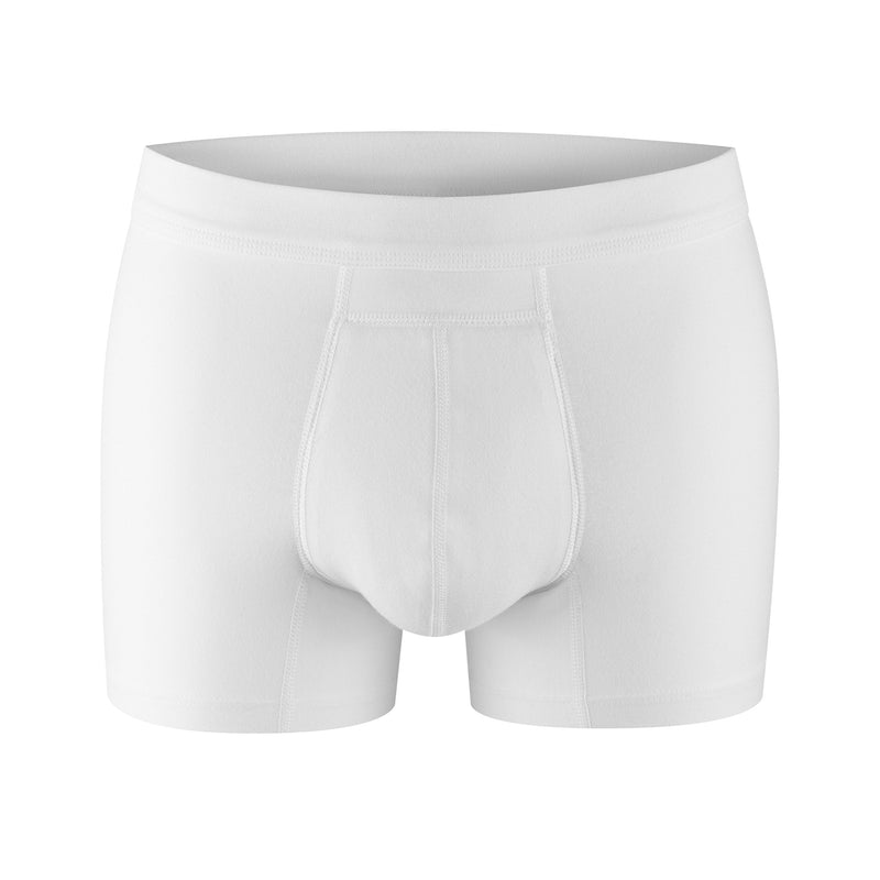 [Australia] - PROTECHDRY - Washable Urinary Incontinence Cotton Boxer Brief Underwear for Men, with Front Absorbent Area, White X-Large, 39-41" Waist XL (Pack of 1) 