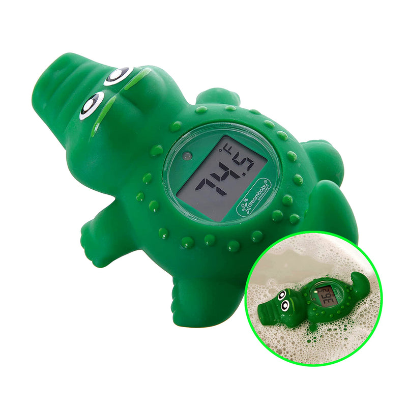 [Australia] - Dreambaby Room and Bath Baby Thermometer Safety Toy - Reliable Temperature Readings - Croc - Model F322 