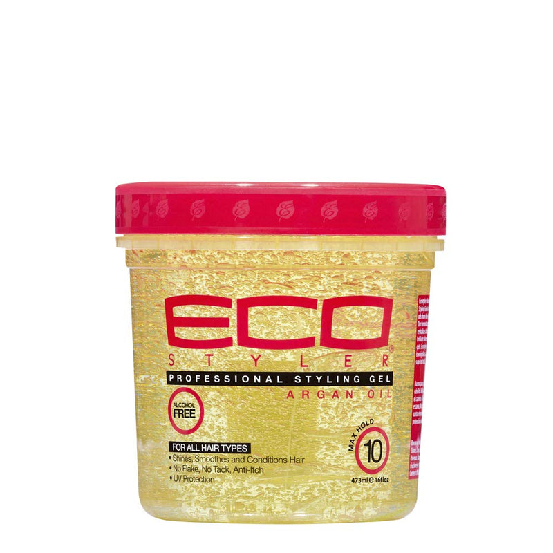 [Australia] - Ecostyle Styling Gel With Moroccan Argan Oil, All Day Hold, Alcohol Free, Paraben Free, Sulphate Free, No Flaking, Anti-Itch, 473 ml 