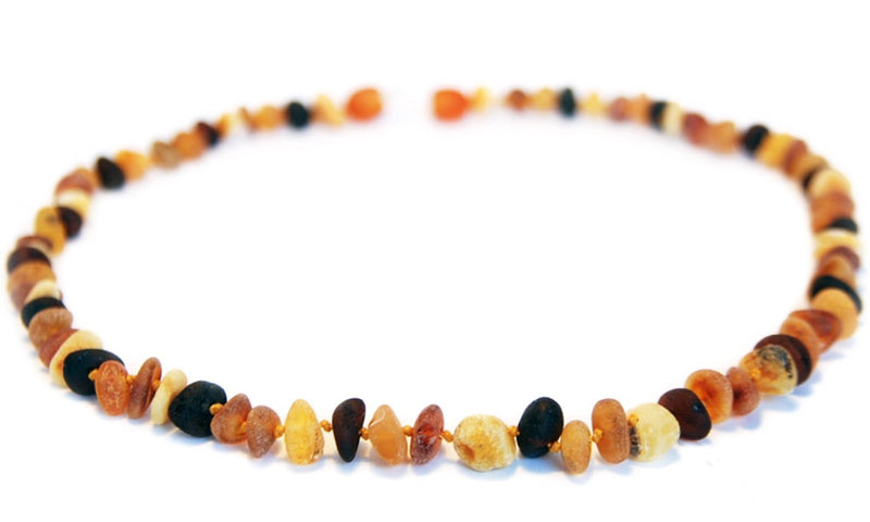 [Australia] - Genuine Baltic Amber Necklace Adult - 100% Raw Baltic Amber Beads - Amber Necklaces 