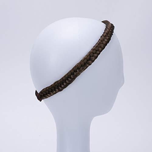 [Australia] - PRETTYSHOP Hair Band Plaited Braid Headband Hairpiece Brown HZ6-2 
