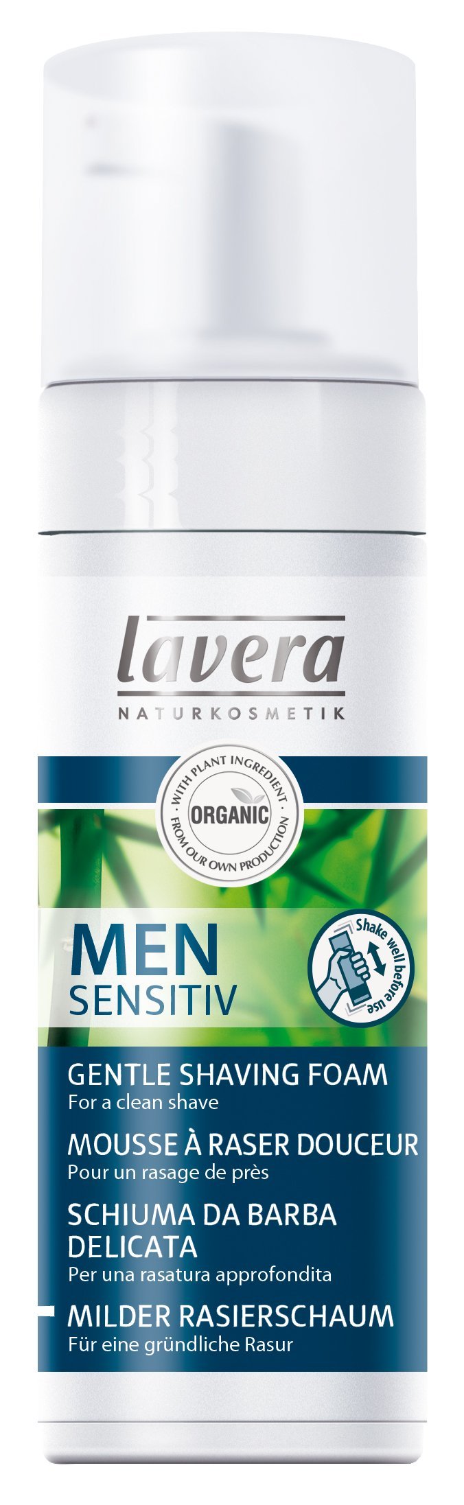 [Australia] - lavera Men Sensitiv Smooth Shaving Foam ∙ For a clean shave ∙ Vegan ✔ Organic Skin Care ✔ Natural & Innovative Cosmetics ✔ 150ml 