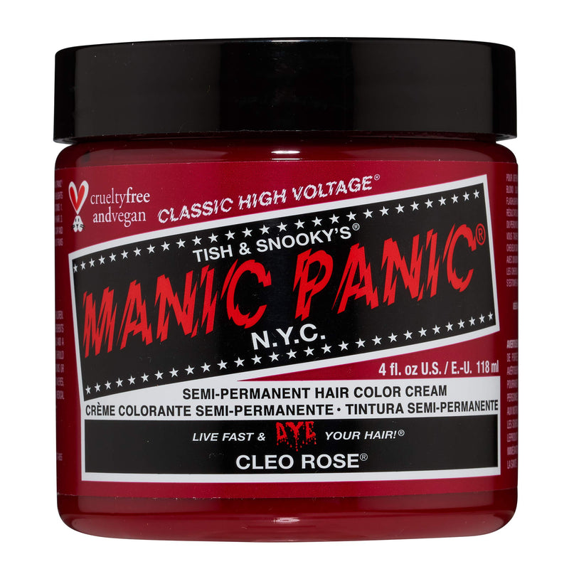 [Australia] - Manic Panic Cream Formula Semi-Permanent Hair Colour – Cleo Rose 118 ml (Pack of 1) 