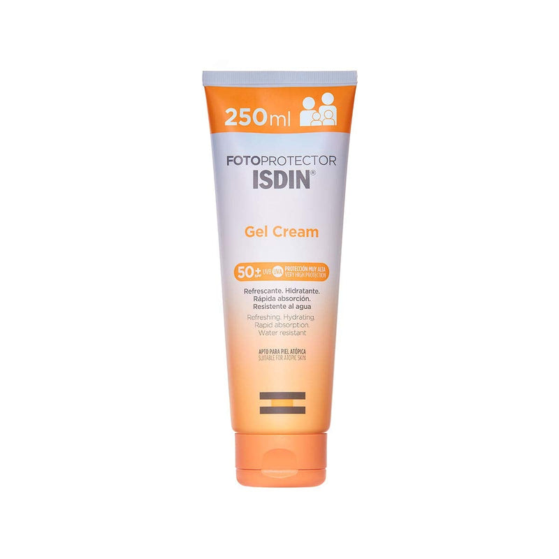 [Australia] - ISDIN Gel Cream SPF 50+ 250ml | Cooling and hydrating body sun cream | Fast absorbing 