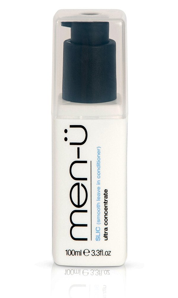 [Australia] - men-u SLIC (Smooth Leave In Conditioner), Ultra-Concentrate mens hair serum w/ up to 100 applications, Hair care with instant conditioning - Vegan hair conditioner 100 millilitres 100 ml (Pack of 1) 