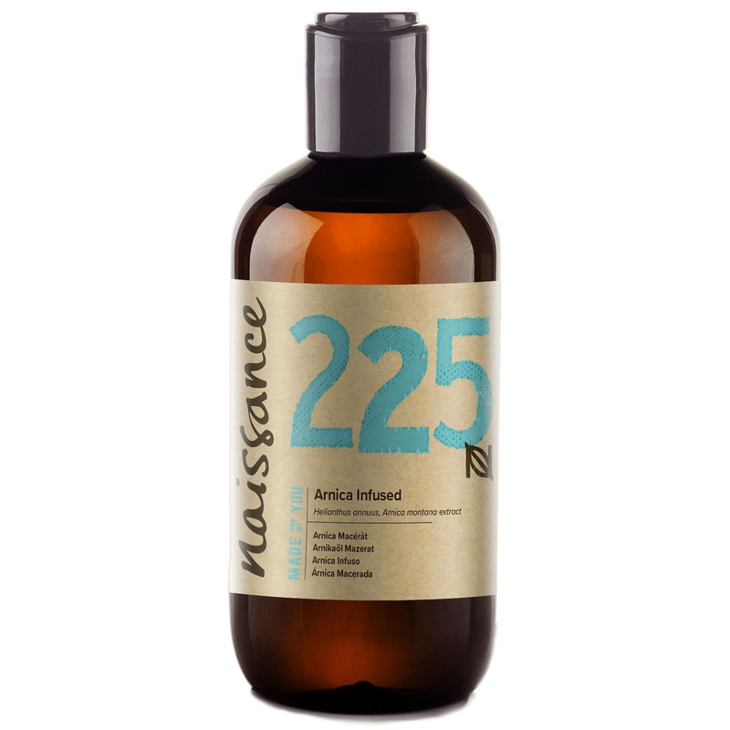 [Australia] - Naissance Arnica Infused Oil (Arnica Montana) 250ml - 100% Natural, Comforting and Soothing Infusion of Arnica Extract in Sunflower Oil 