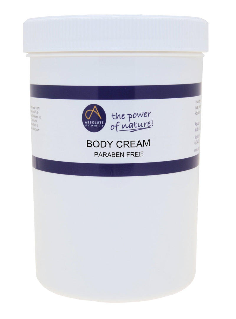 [Australia] - Absolute Aromas Body Cream 1kg - Free from Parabens and Sulphates, Fragrance Free Moisturising Base Cream 