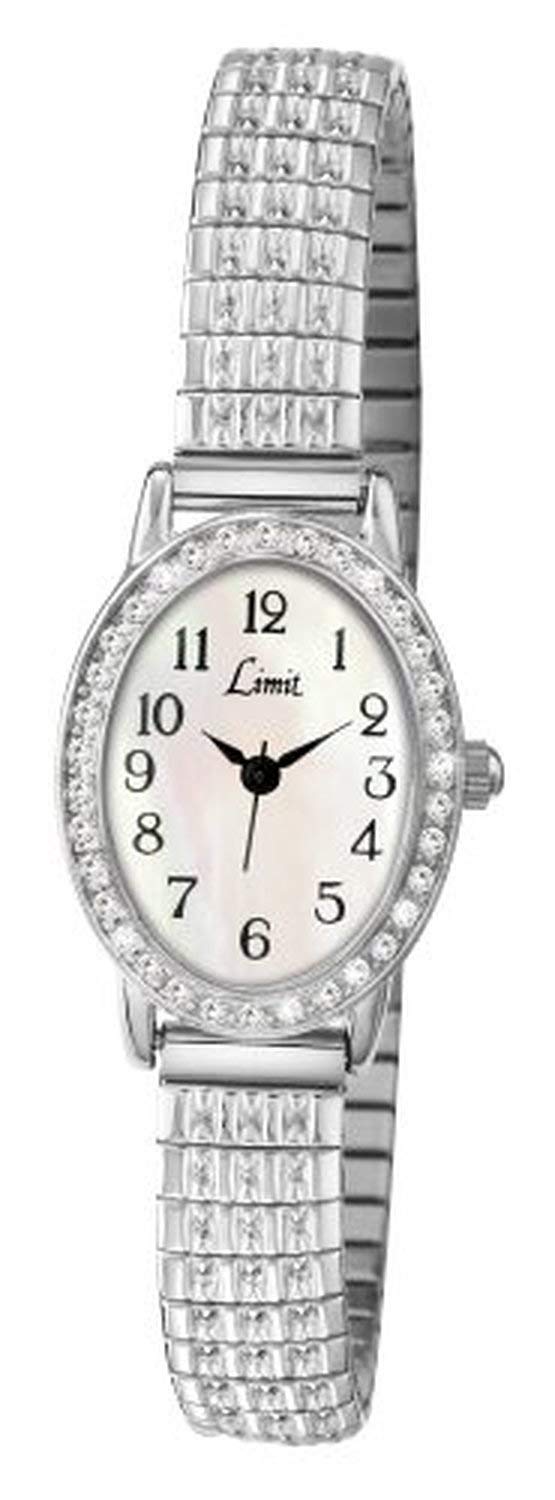 [Australia] - Limit Women's Quartz Watch with White Dial Analogue Display and Silver Stainless Steel Bracelet 6029.01 