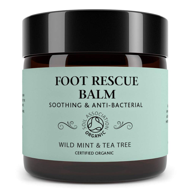 [Australia] - Foot Rescue Balm for Cracked Heels, Very Dry Skin Cream for Athletes, Diabetics, Mint & Tea Tree 60g 60 g (Pack of 1) 