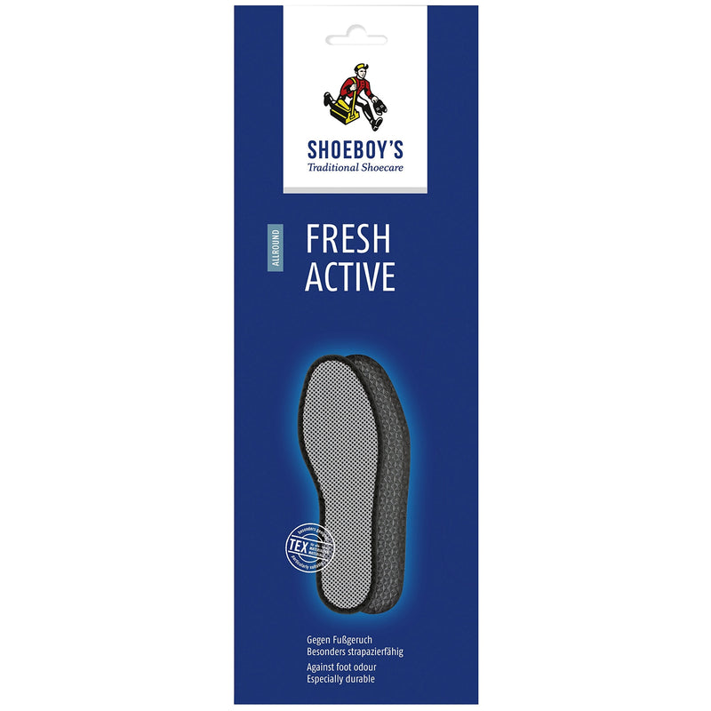 [Australia] - SHOEBOY'S Fresh Active - Insole Made of Functional Fibre That absorbs Foot Odour and Keeps Your feet Fresh - Size 12 