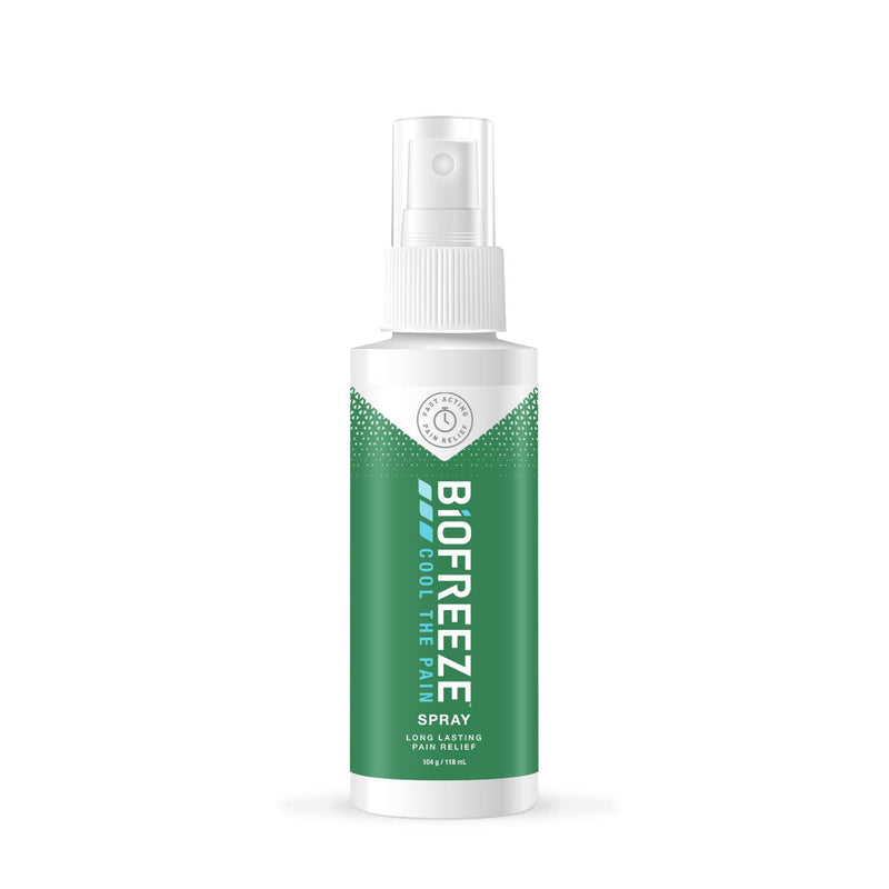 [Australia] - Biofreeze Pain Relieving Spray, 118 ml, Cooling Topical Analgesic, On-the-Go Use, Long Lasting, Soothing, Targeted Pain Relief, Cold Therapy for Athletes, Fast Acting for Muscle, Joint & Back Pain 118ml Pack of 1 