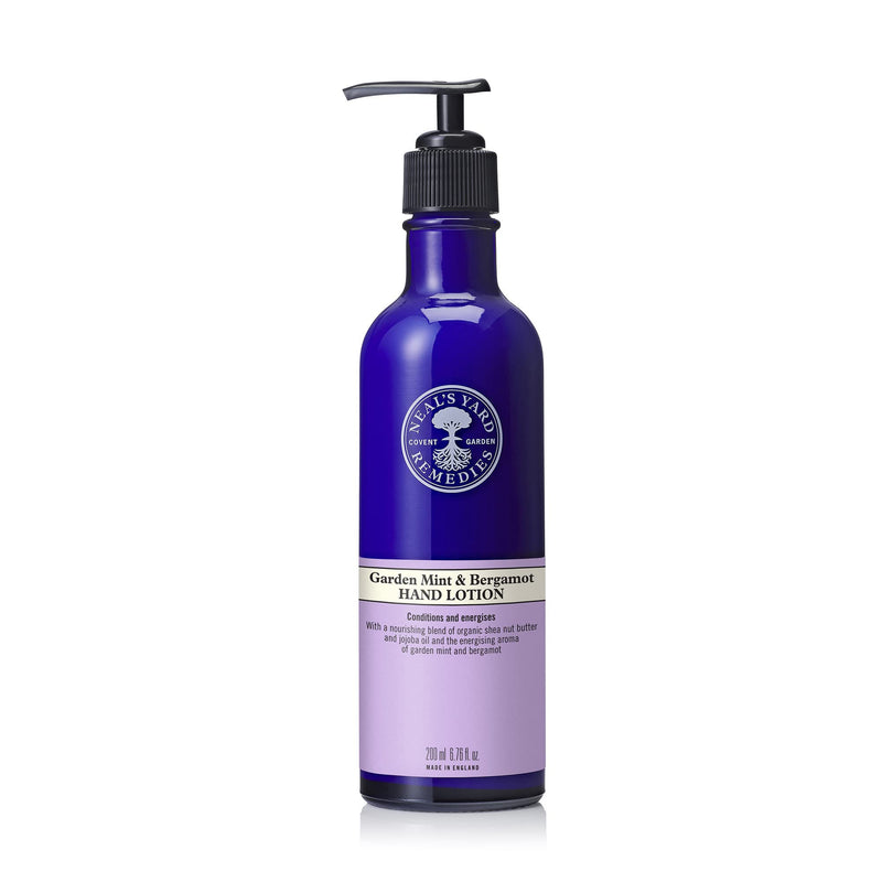 [Australia] - Neal's Yard Remedies Garden Mint & Bergamot Hand Lotion | Invigorating Organic Oils | 200ml 