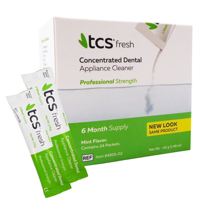 [Australia] - TCS Concentrated Cleaner ~ 6 Months Supply for Flexible Dentures, Retainers and Dental Appliances 