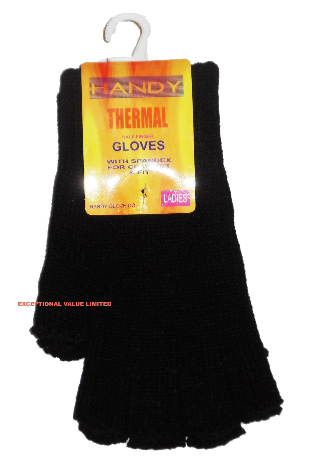 [Australia] - NEW 1 PAIR LADIES HANDY THERMAL FINGERLESS KNITTED WINTER GLOVE ONE SIZE 