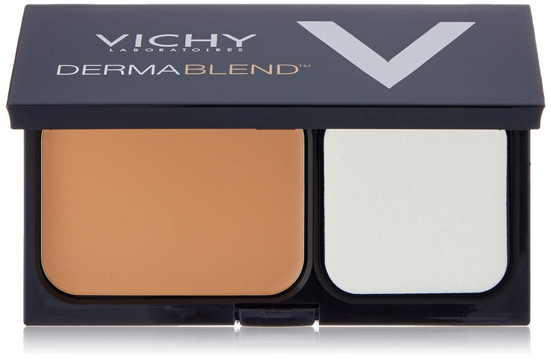 [Australia] - Vichy Dermablend Compact Cream 12H SPF30 Foundation for Women Number 45, Gold 10 ml 