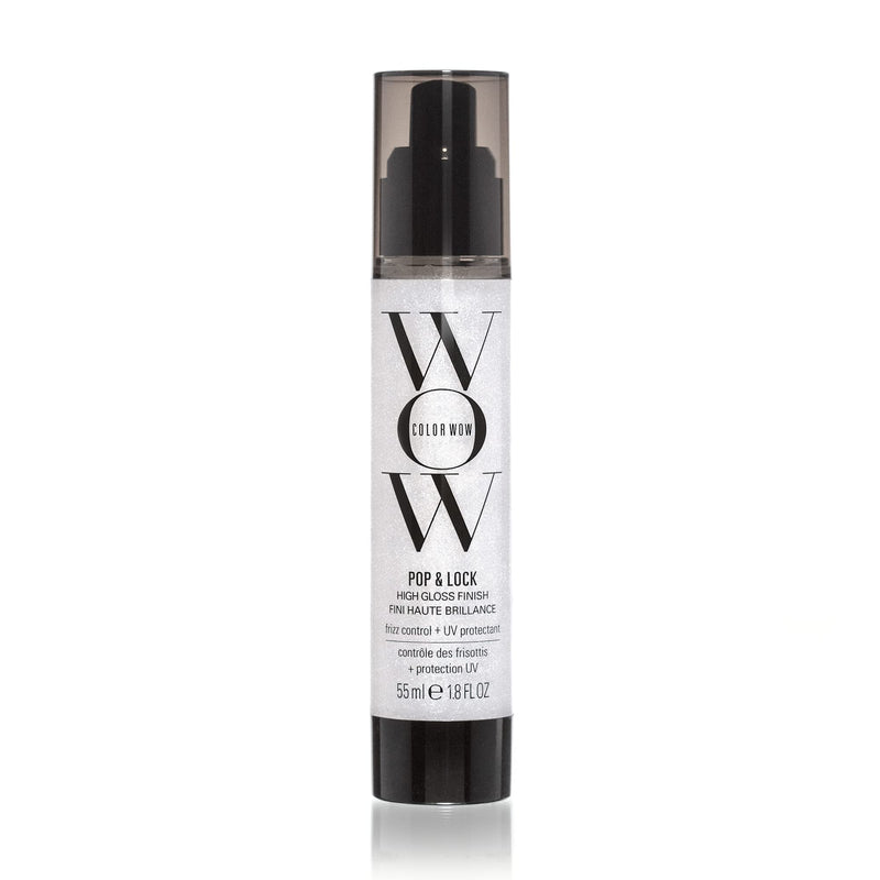 [Australia] - Color Wow Pop + Lock Frizz Control + Glossing Serum – Anti-frizz serum with heat protection; Seals split ends; Moisturises; Silkens and shines dull, dehydrated hair 