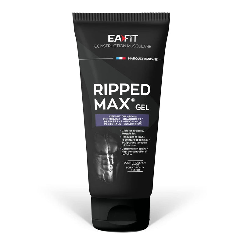 [Australia] - EAFIT Ripped Max Gel - 200ml - Defines abs, pectorals, & Quadriceps - Scientifically Tested - Sculpts & Tones - Burns Fat - Ice Cube Effect - Caffeine, Green Tea & Guarana - French Brand 