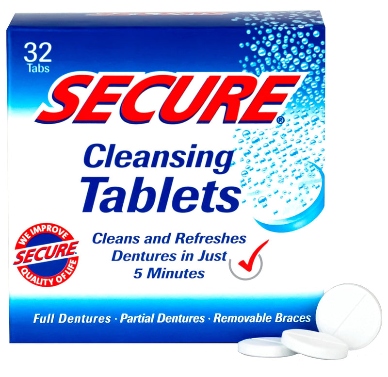 [Australia] - Secure - Secure Denture Cleansing Tablets 32 tabs 