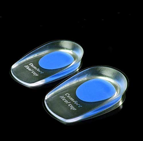 [Australia] - VivoFoot Gel Heel Cups, Shoe Inserts for Plantar Fasciitis, Heel Spur & Achilles Pain Relief, Heel Lift Pads for Men & Women (Large, 1 Pair) Large, 1 Pair 