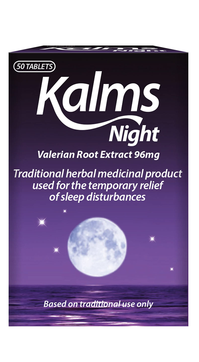 [Australia] - Kalms Night, 50 Tablets - Traditional Herbal Medicinal Product Used For The Temporary Relief Of Sleep Disturbances 