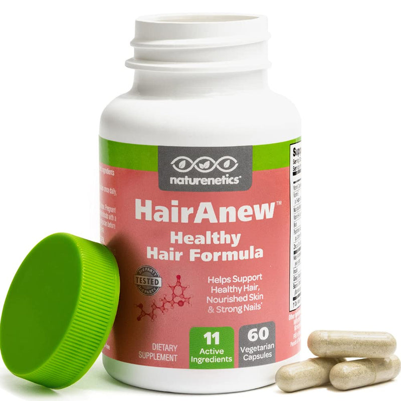 [Australia] - HairAnew: Focused Hair Formula For Women - For Stronger, Thicker, Healthier Hair - 5000 Biotin PLUS Key Hair Vitamins, Minerals, Nutrients - Independently Tested - Vegan - Gluten Free - Non-GMO 