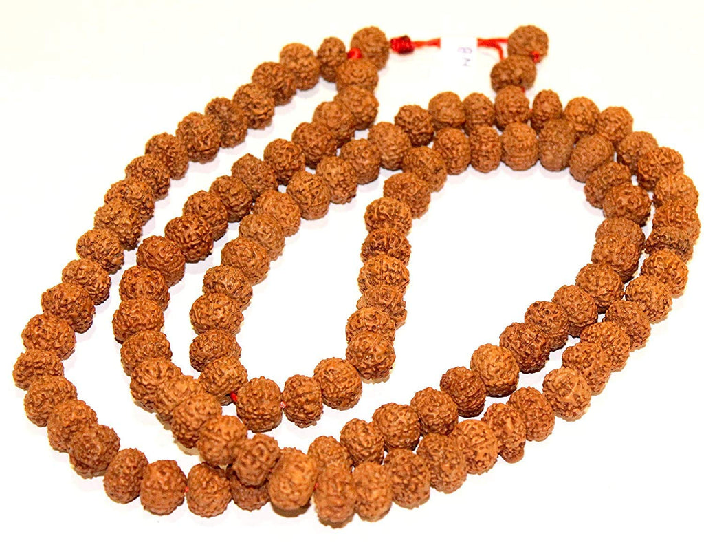 [Australia] - Petrichor Original Rudraksha Mala with Certificate for Wearing and Japa Mala 5 Mukhi Mala 