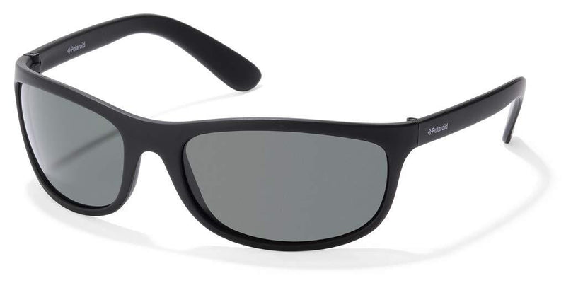 [Australia] - Polaroid P7334 Rectangular Sunglasses Black/Green Polarized 